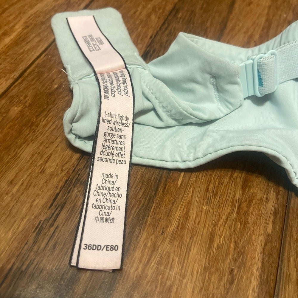 Victoria's Secret Bra Pink - Size 36DD Lightly Padded  Pink & Blue Mutli-way Lot - Picture 13 of 14